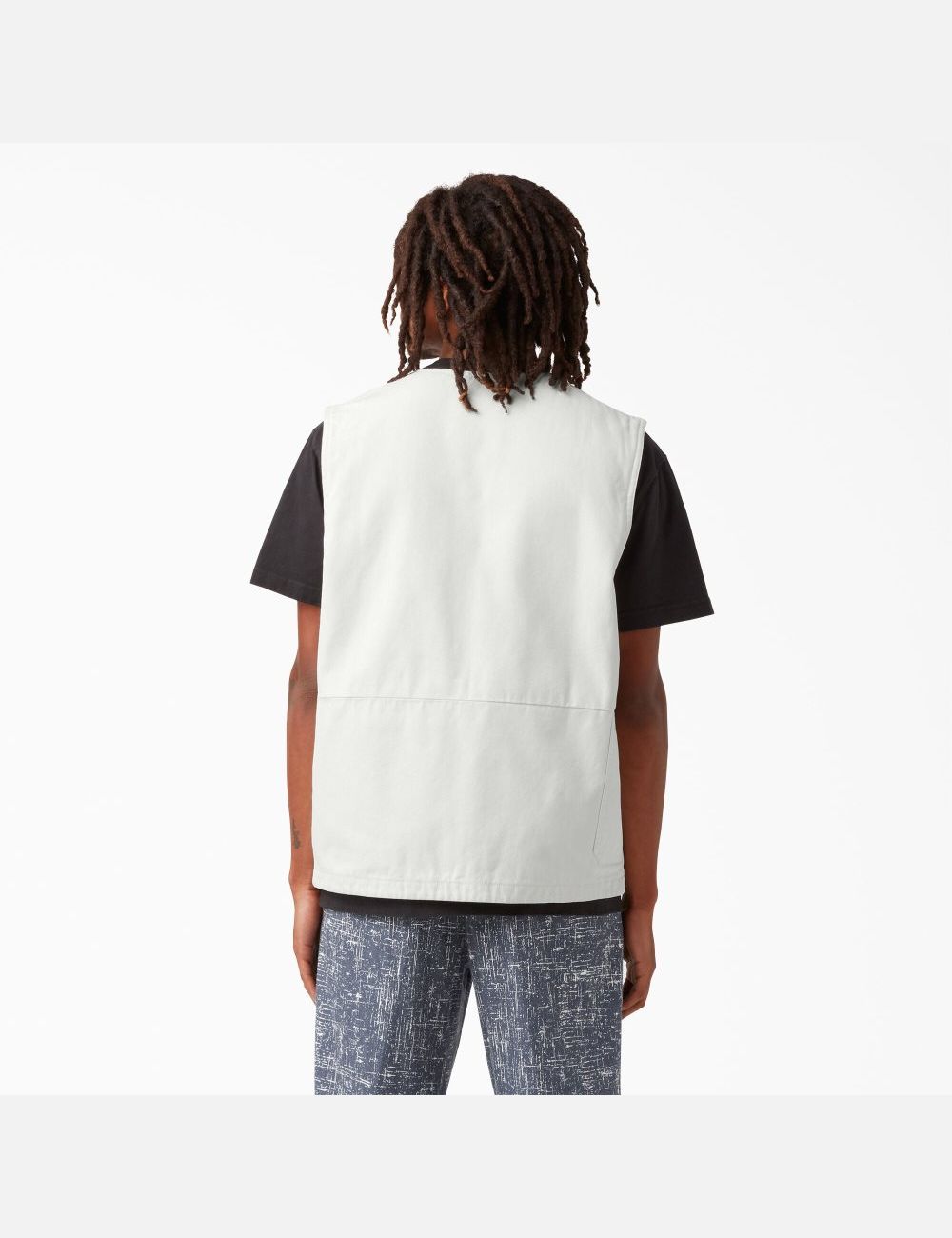 Stonewashed Cloud Dickies Stonewashed Duck Vests | 230DQGPOY