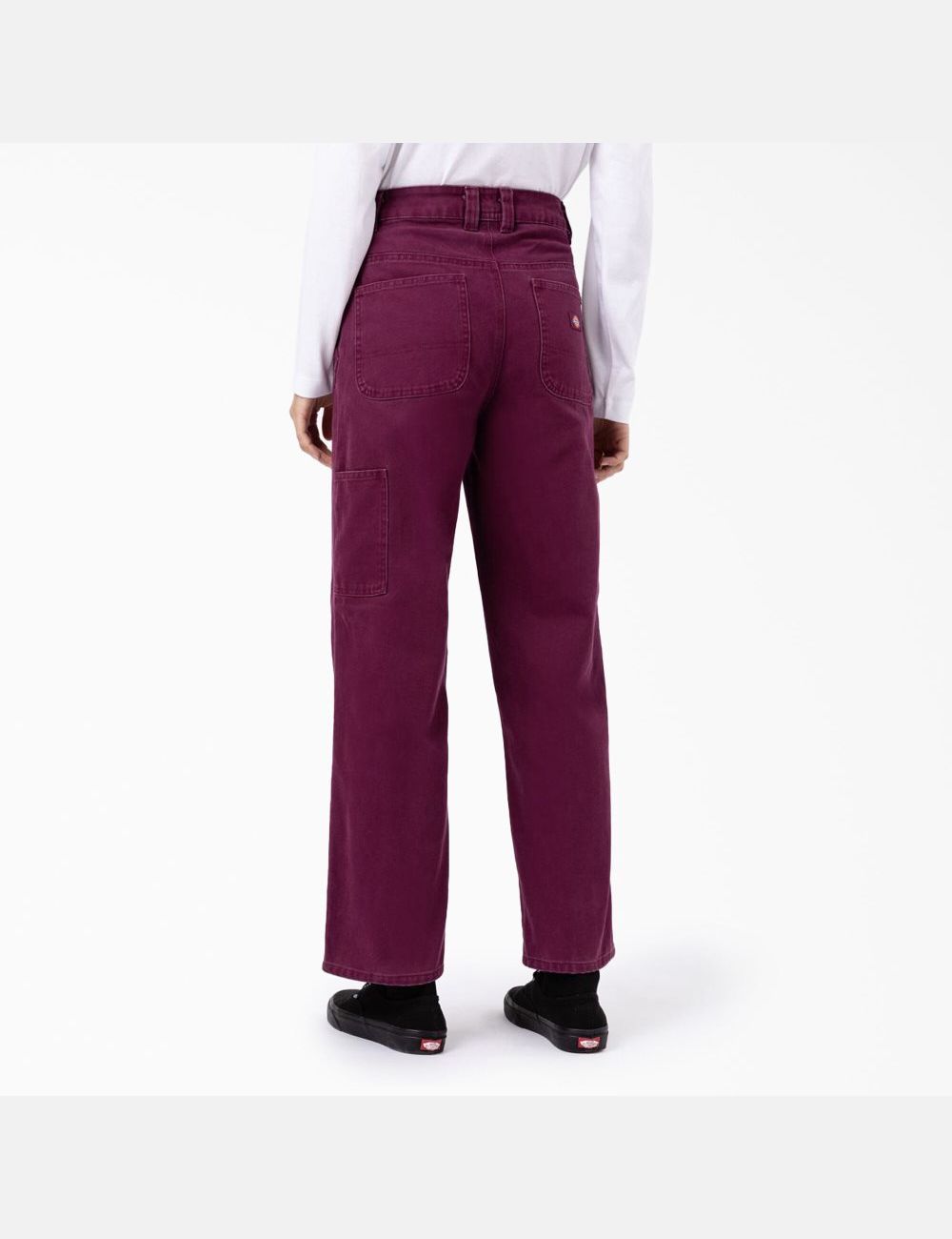 Stonewashed Grape Wine Dickies Stonewashed Duck Utility Pants | 043GSVZAB