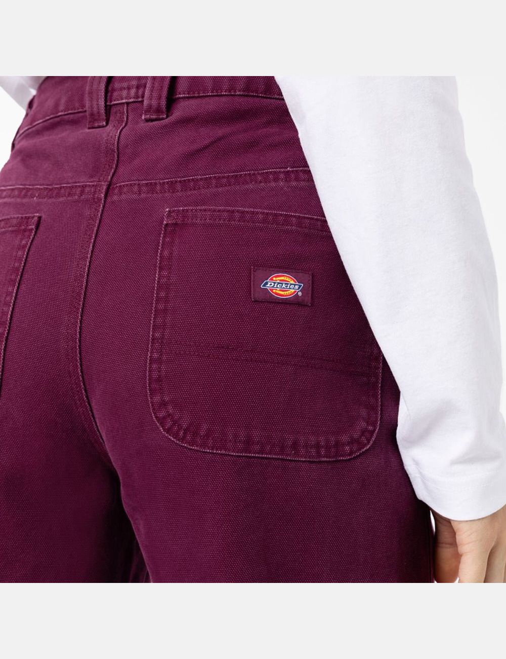 Stonewashed Grape Wine Dickies Stonewashed Duck Utility Pants | 043GSVZAB