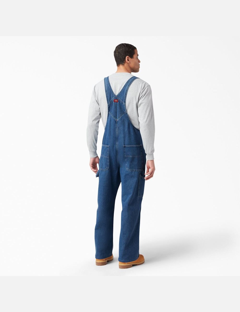 Stonewashed Indigo Blue Dickies Stonewashed Indigo Coveralls & Overalls | 758MSGDXP