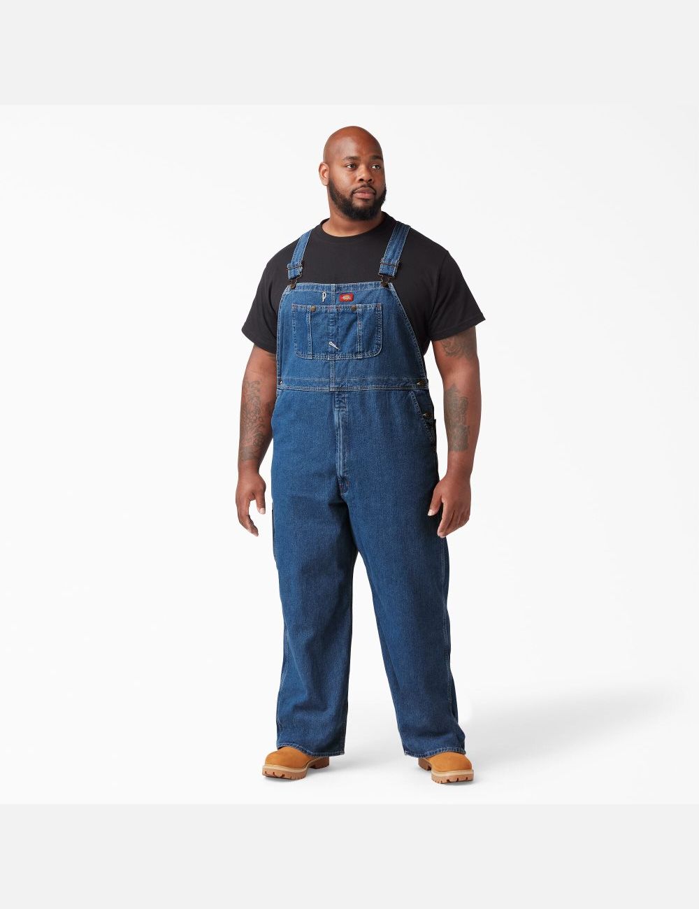 Stonewashed Indigo Blue Dickies Stonewashed Indigo Coveralls & Overalls | 758MSGDXP