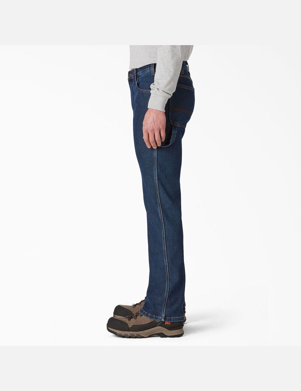 Stonewashed Indigo Dickies Warming Denim Carpenter Jeans | 362MINFUB