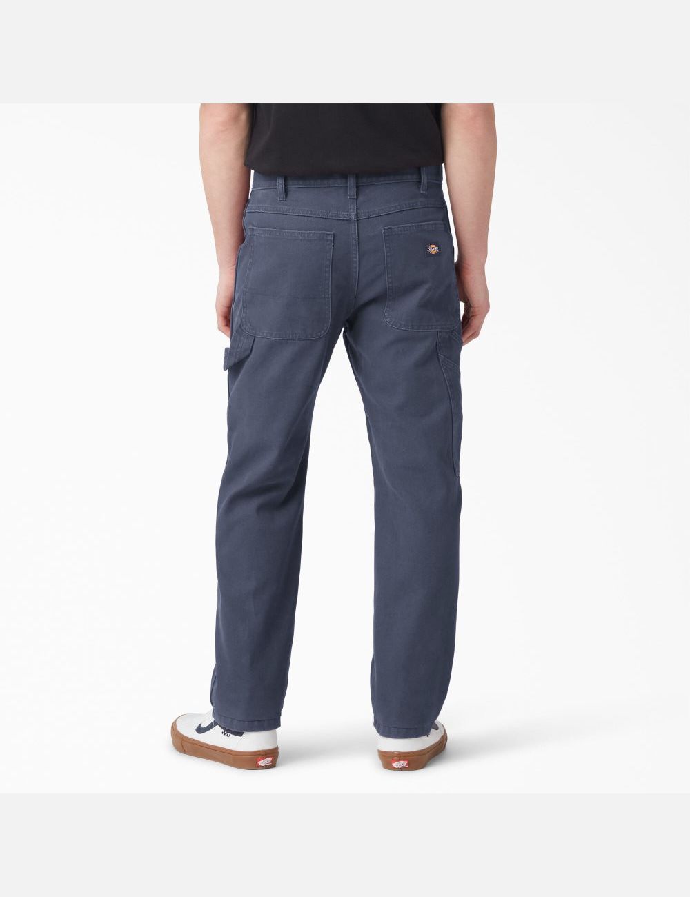 Stonewashed Navy Dickies Stonewashed Duck Carpenter Pants | 217FJHWTE