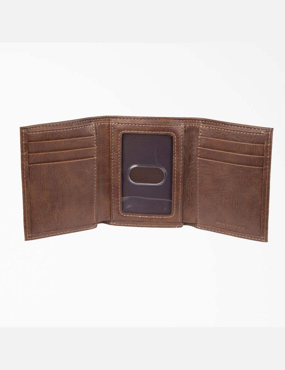 Tan Dickies Embossed Trifold Wallets | 619OZSTAU