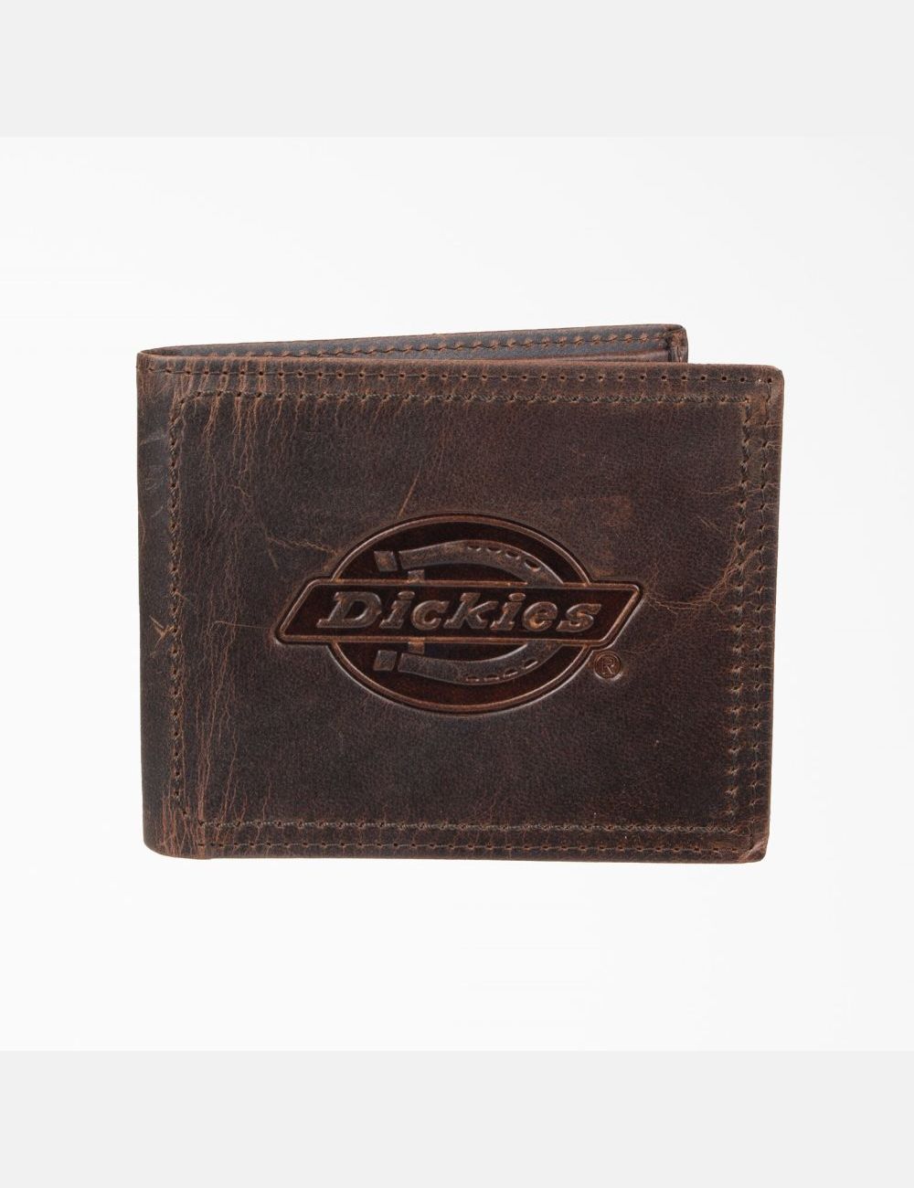 Tan Dickies Leather Slimfold Wallets | 634NIHQXC