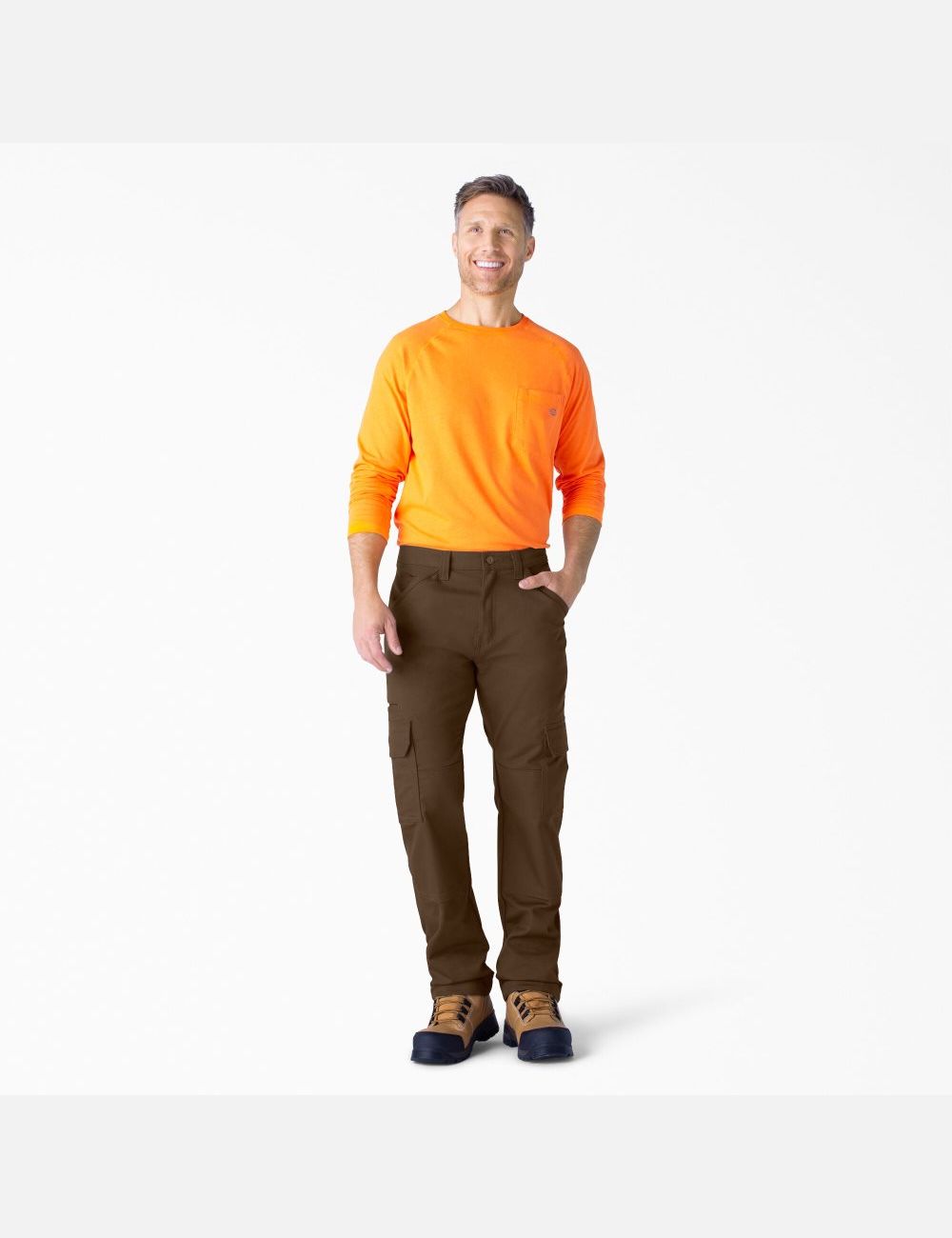 Timber Brown Dickies DuraTech Ranger Duck Cargo Pants | 051NLFWPA