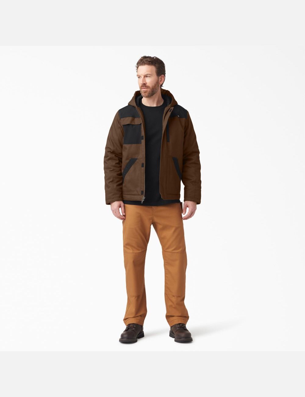 Timber Brown Dickies DuraTech Renegade FLEX Duck Coats & Jackets | 423JCNSTD