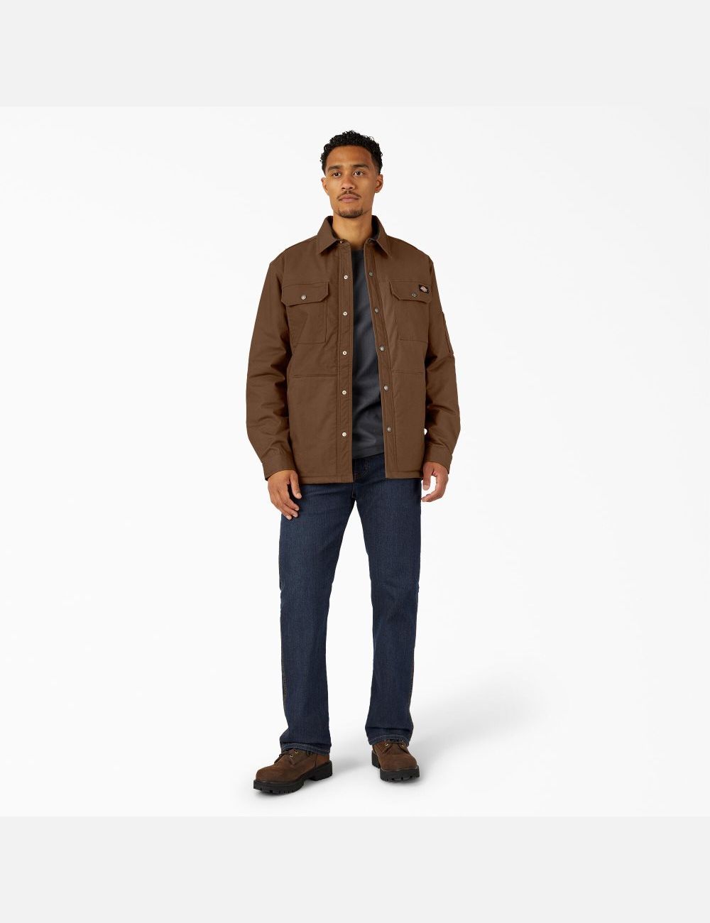 Timber Brown Dickies Hydroshield Duck Coats & Jackets | 974LZWUHF