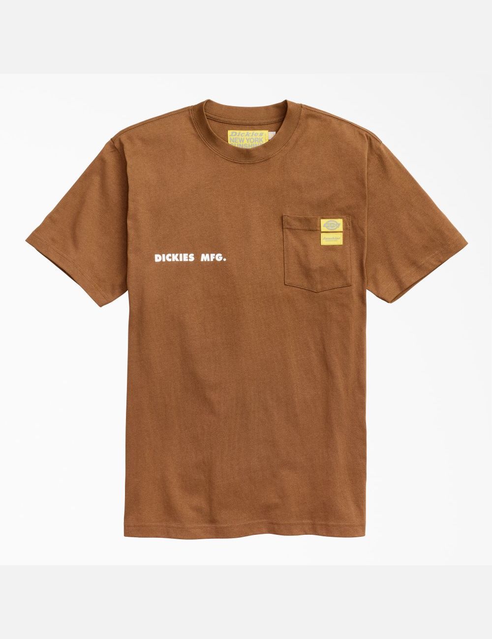 Timber Brown Dickies New York Sunshine x Jump Ball T-Shirts | 456LUENDW