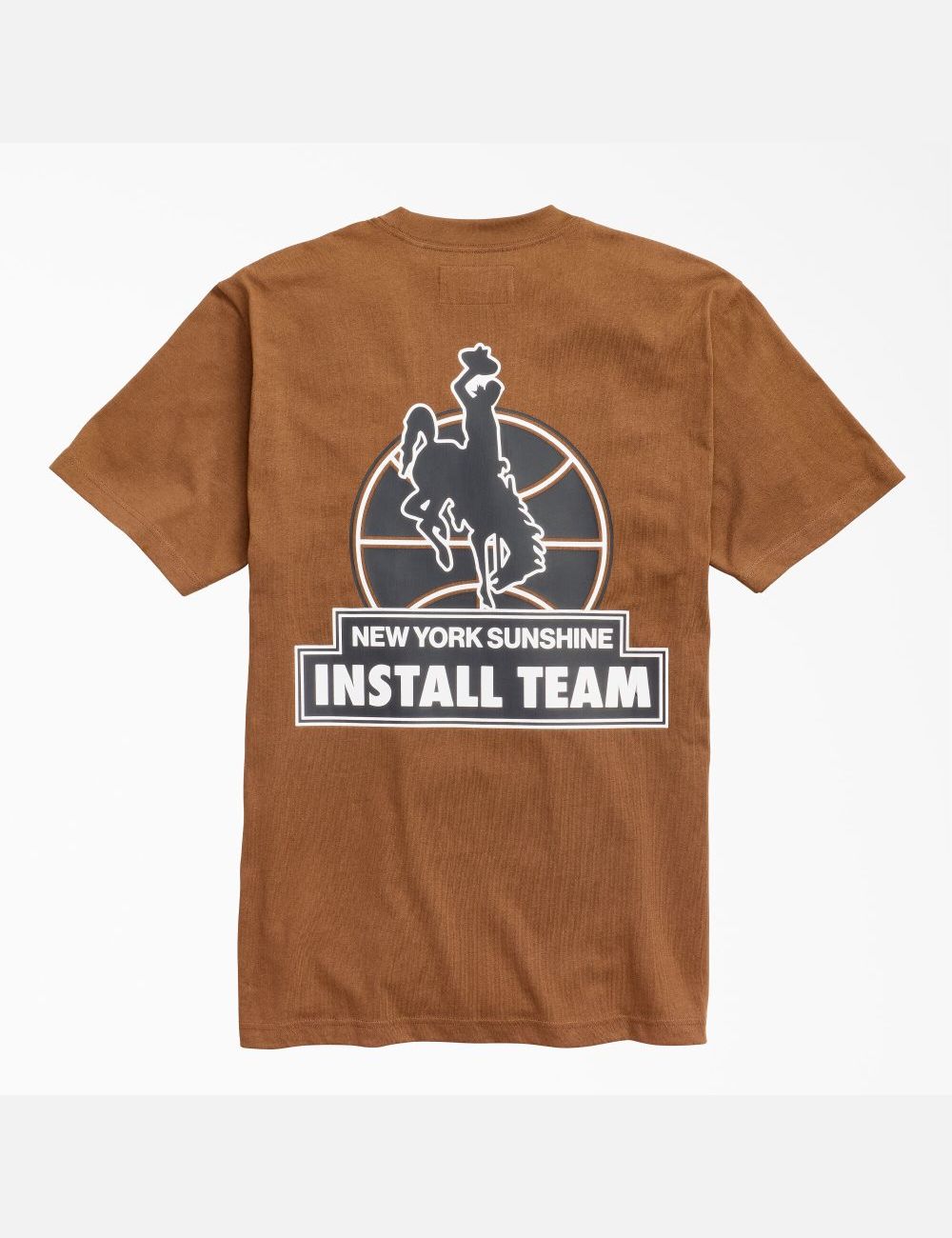 Timber Brown Dickies New York Sunshine x Jump Ball T-Shirts | 456LUENDW