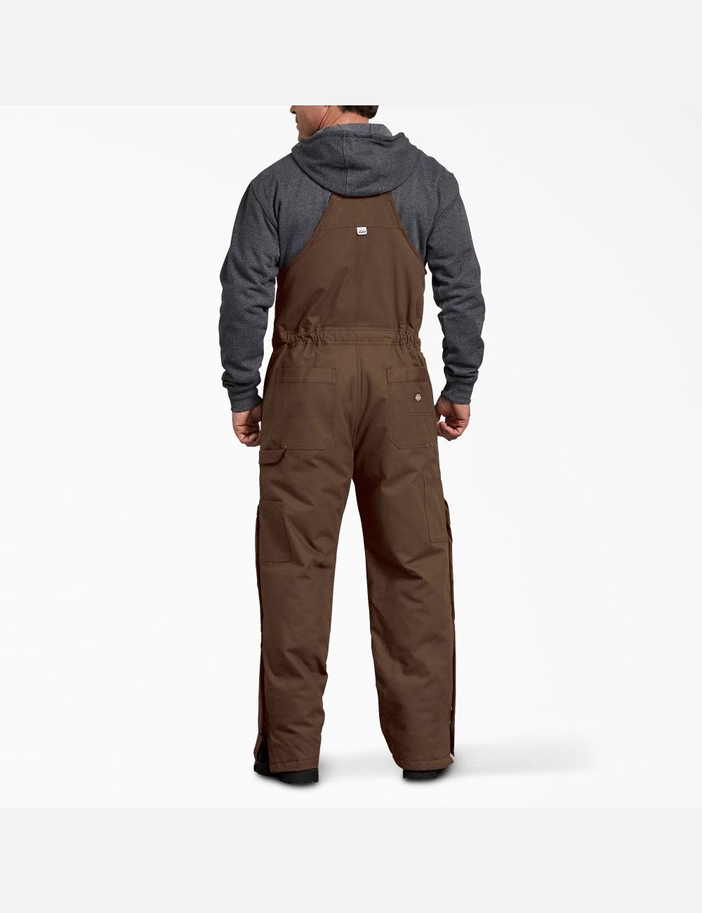 Timber Brown Dickies Sanded Duck Insulated Coveralls & Overalls | 975ZVUEWI