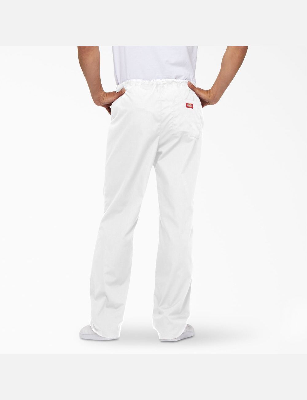 White Dickies EDS Signature Pants Scrubs | 603QVDJME