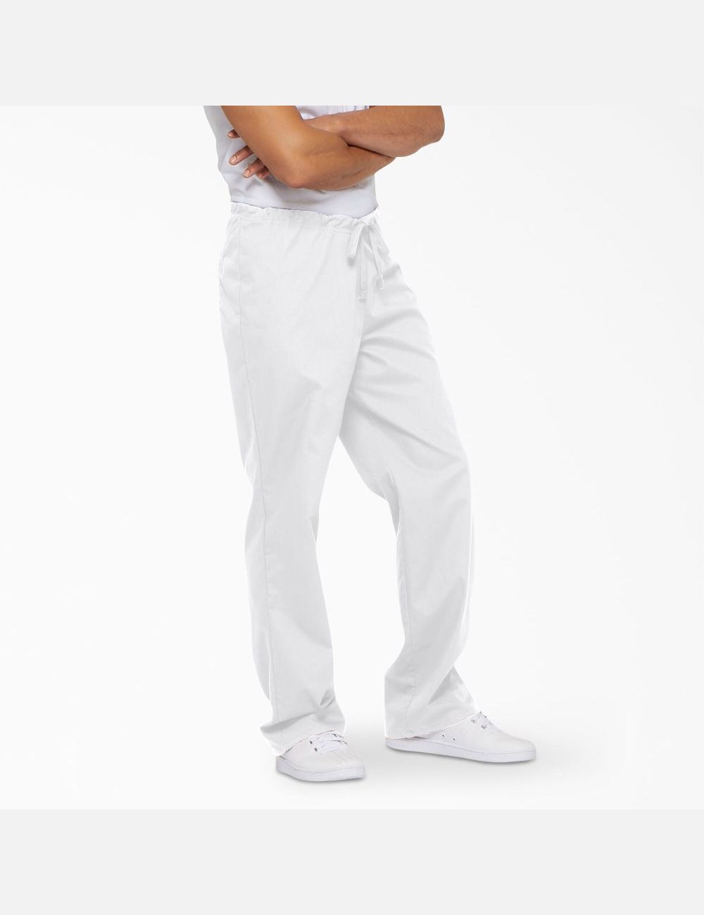 White Dickies EDS Signature Pants Scrubs | 603QVDJME