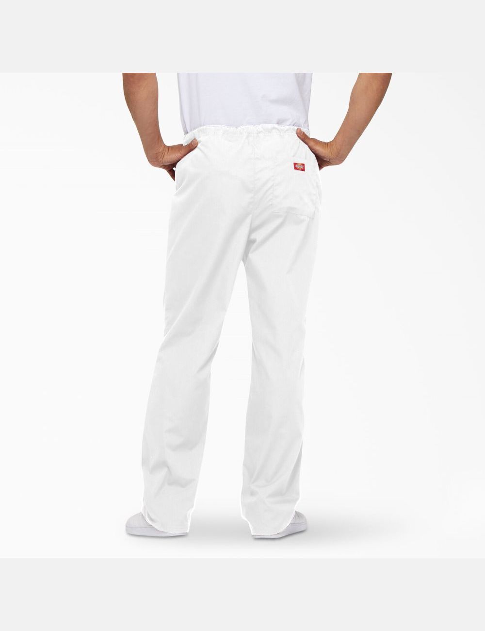 White Dickies EDS Signature Pants Scrubs | 603QVDJME