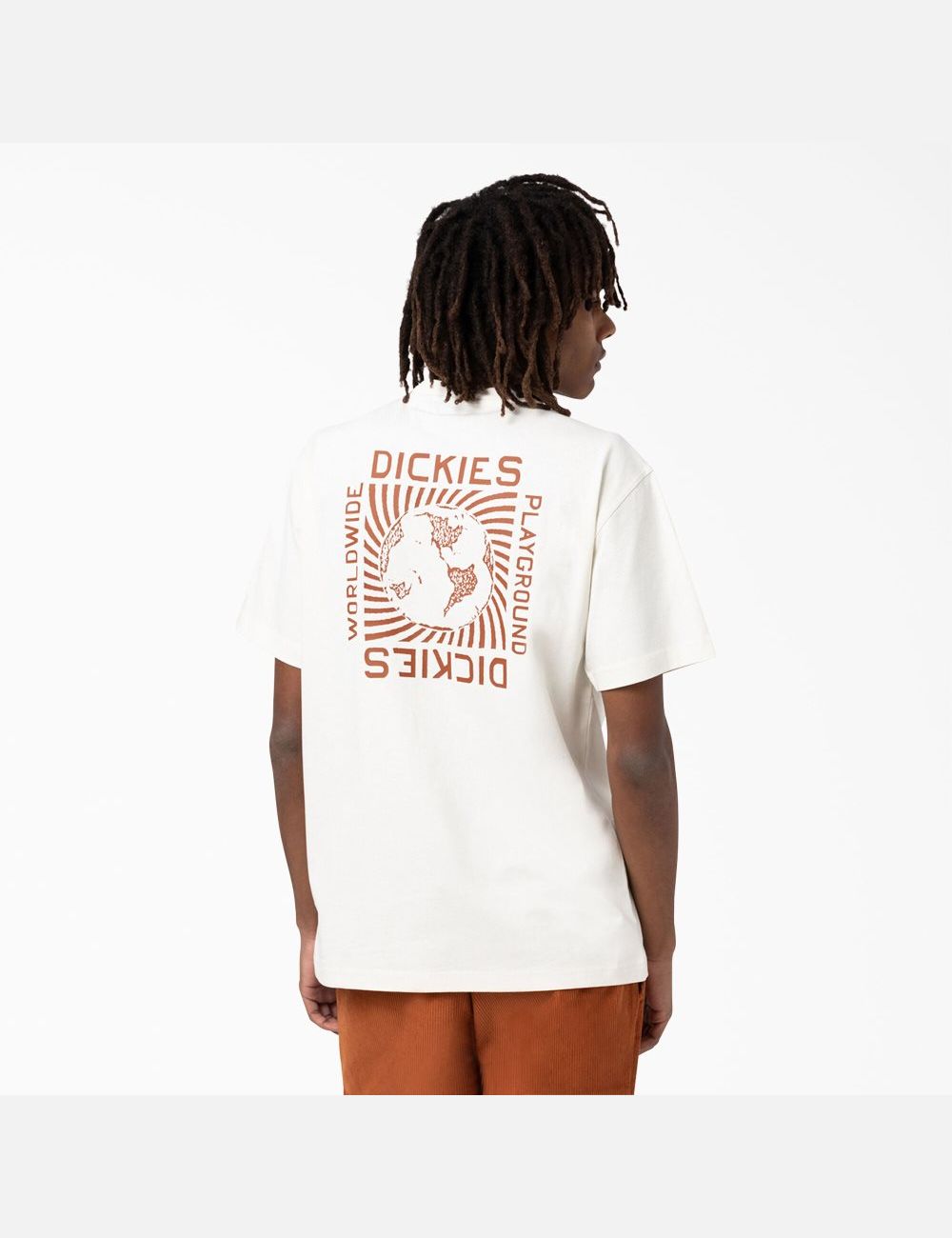 White Dickies Marbury Short Sleeve T-Shirts | 569KSIGFE