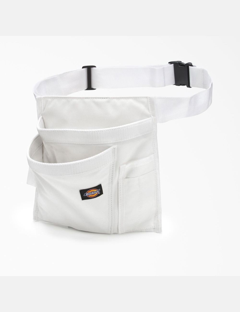 White Dickies Painters Apron with Pouch Tool Bags | 612SAEYJR