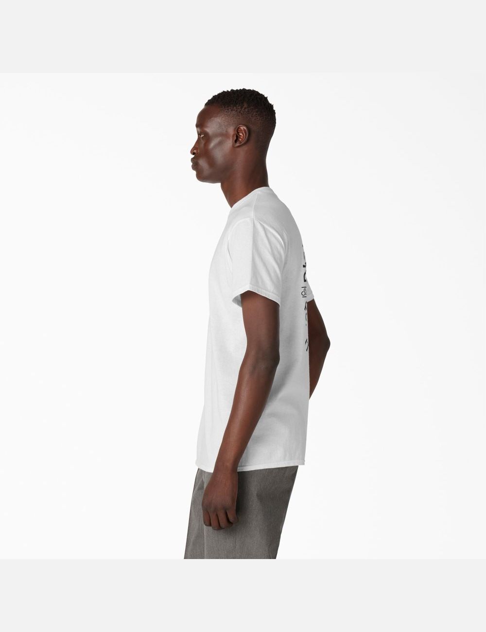 White Dickies Rose Workwear Graphic T-Shirts | 764KJPIXU