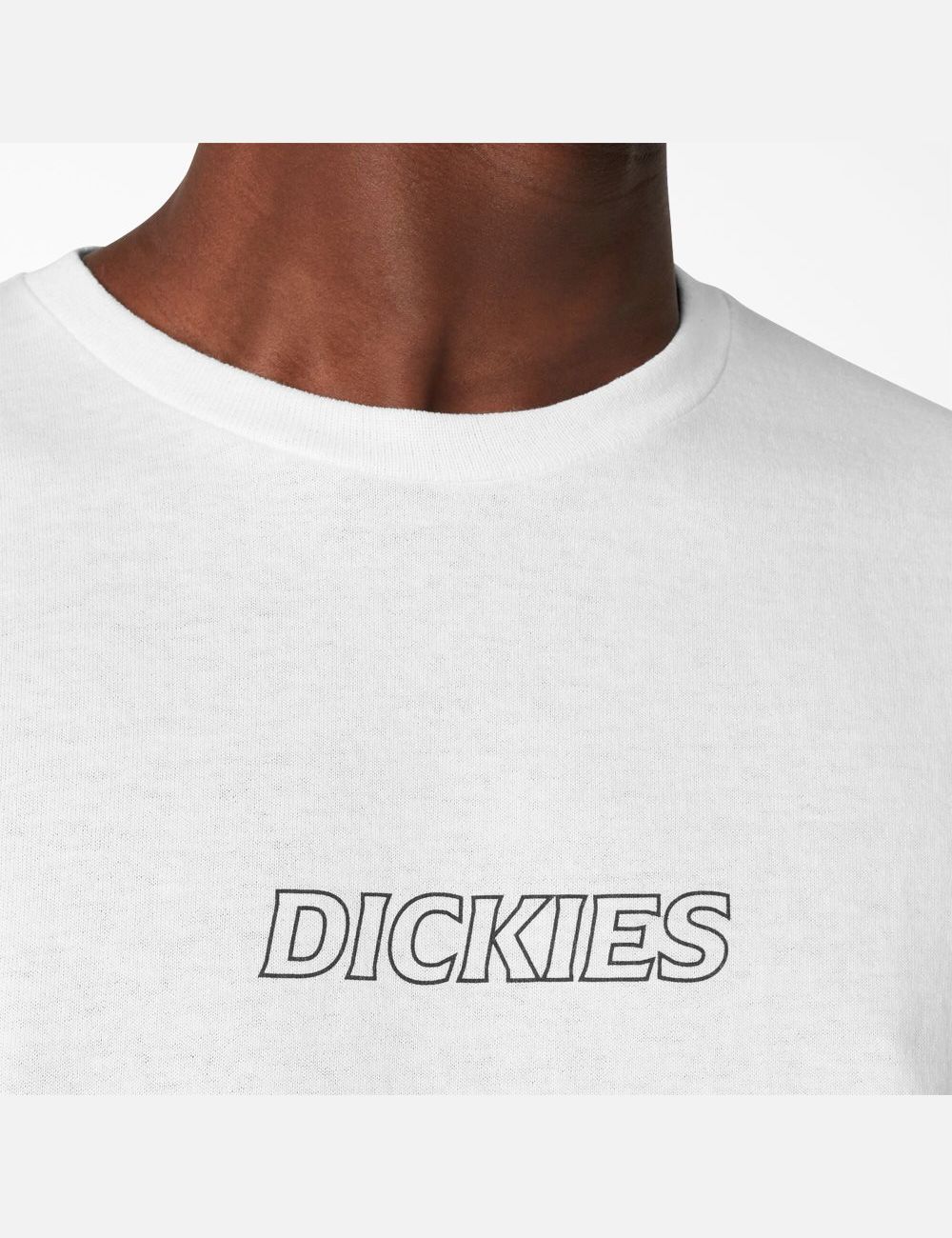 White Dickies Rose Workwear Graphic T-Shirts | 764KJPIXU