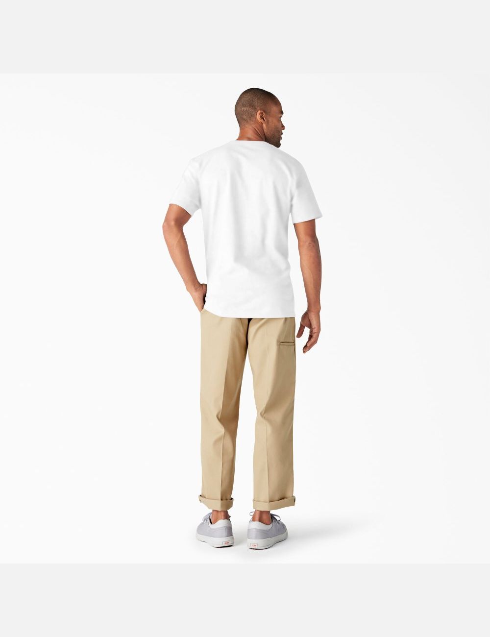 White Dickies Short Sleeve Relaxed Fit Graphic T-Shirts | 249ADMNEC