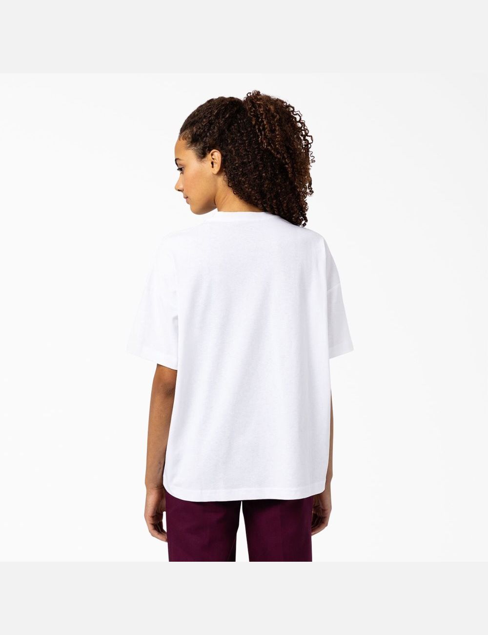 White Dickies Summerdale Short Sleeve T-Shirts | 410INFYPS