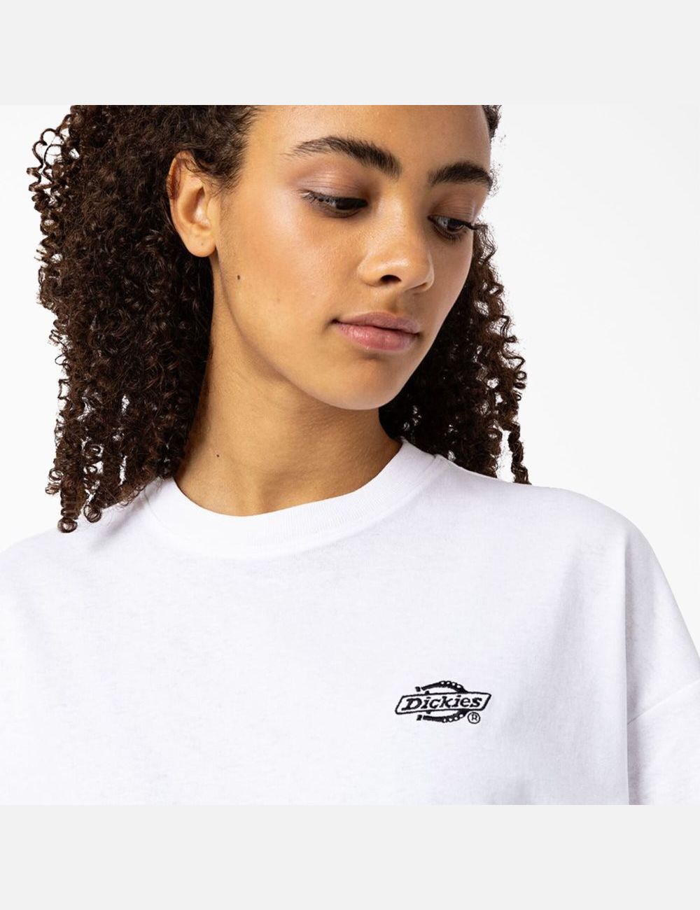 White Dickies Summerdale Short Sleeve T-Shirts | 410INFYPS