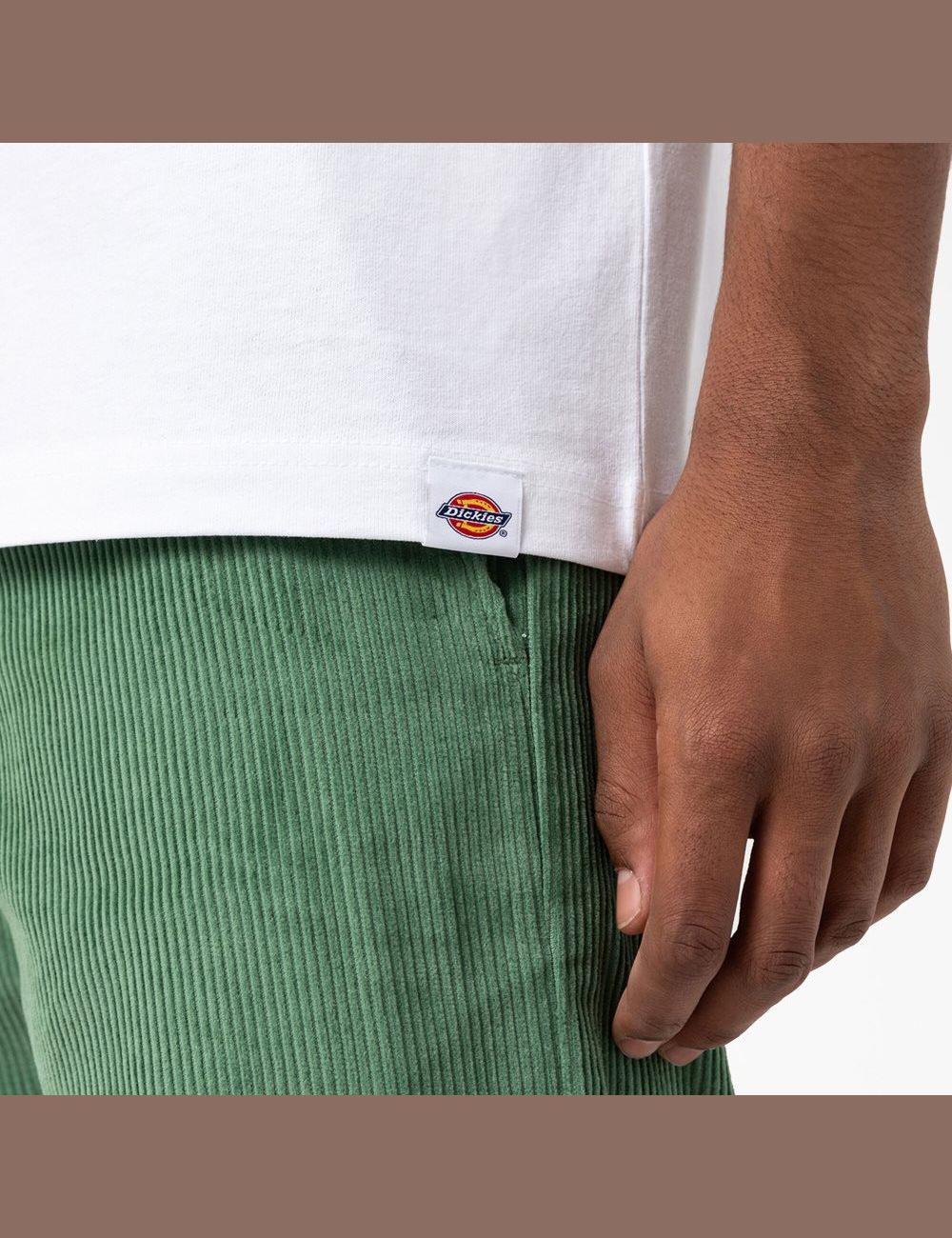 White Dickies Union Springs Short Sleeve T-Shirts | 271RQPMGH