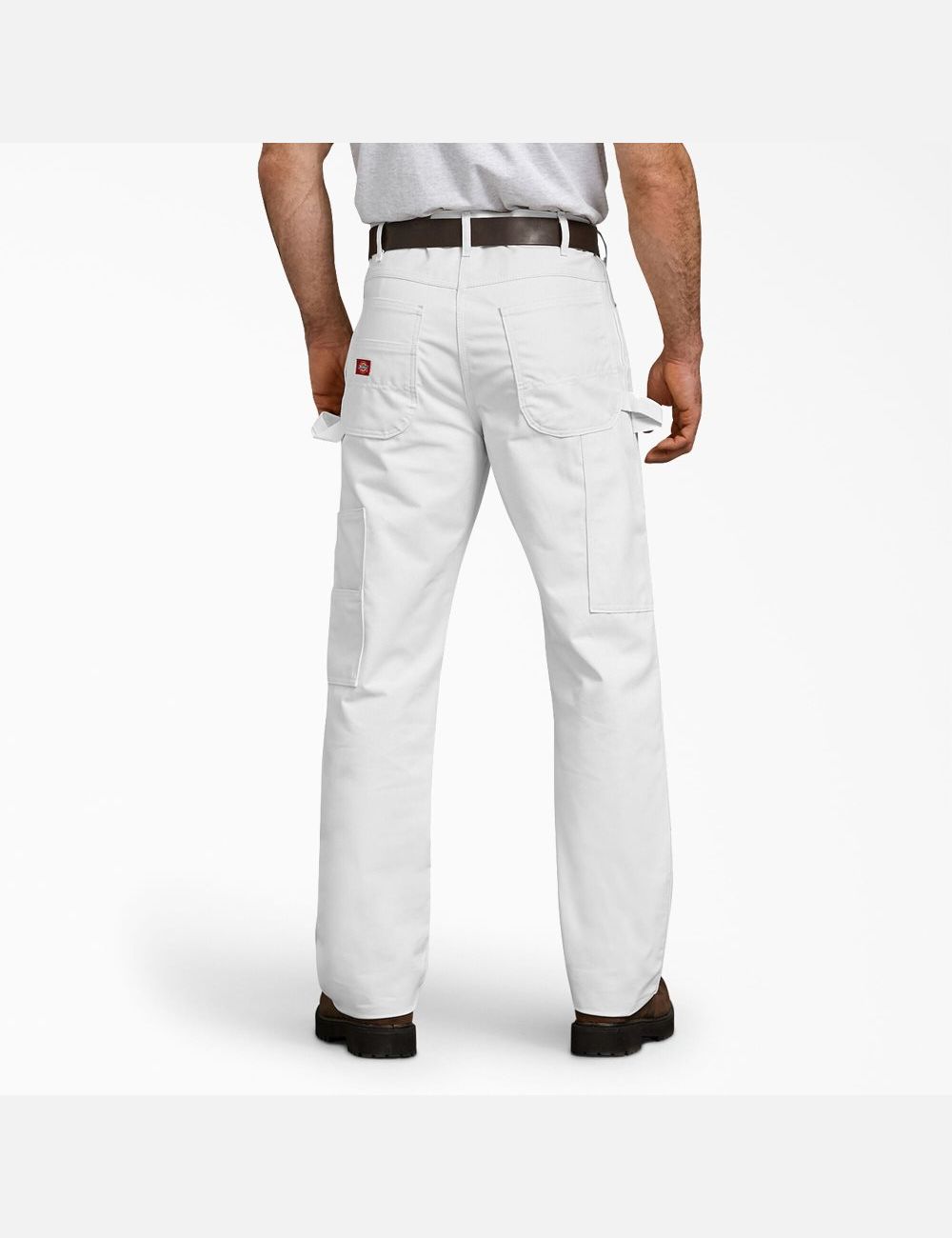 White Dickies Utility Painters Painter Pants | 205DCVSMZ