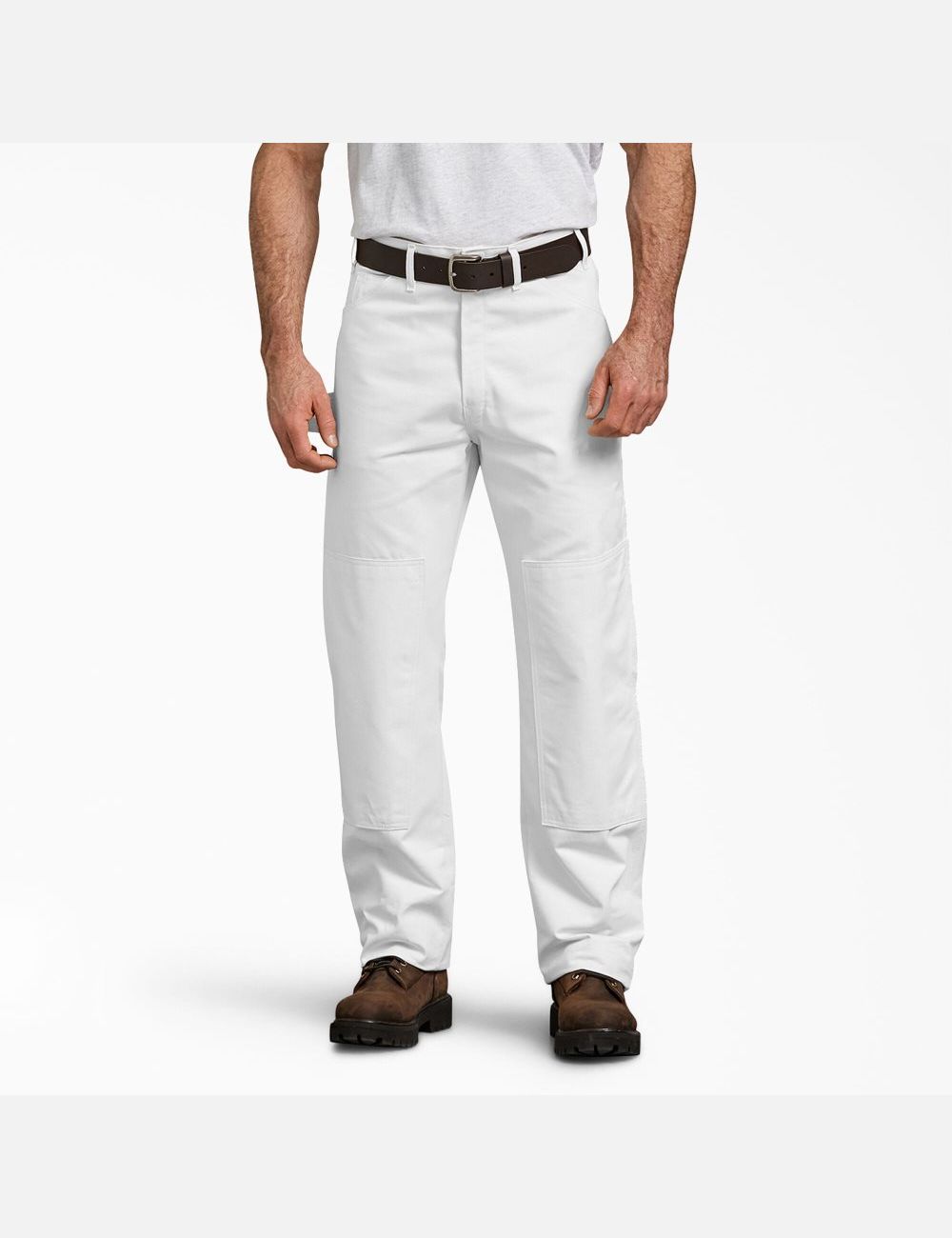 White Dickies Utility Painters Painter Pants | 205DCVSMZ