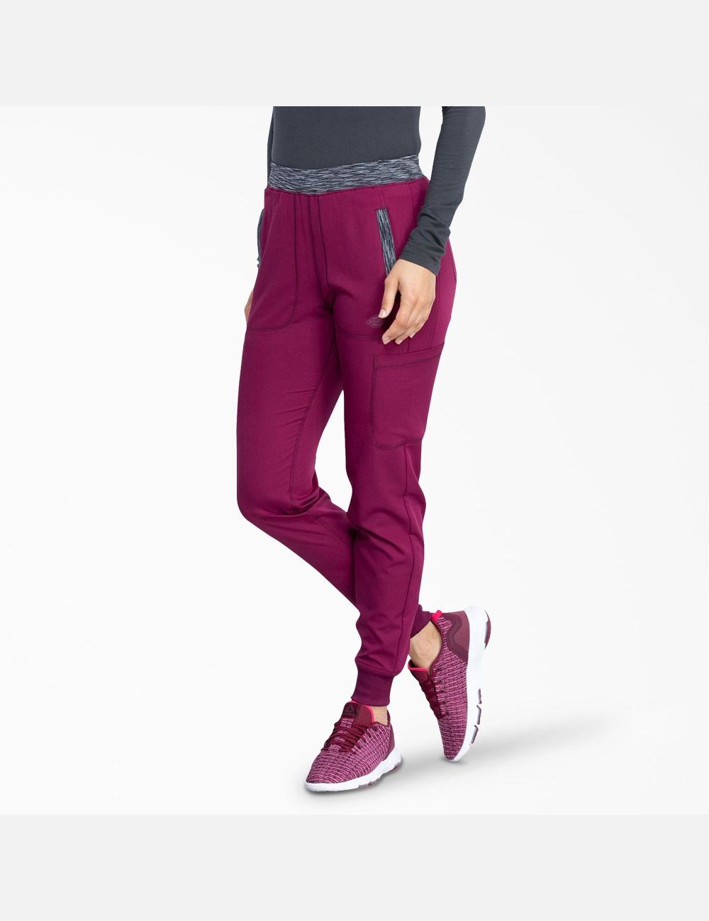 Wine Dickies Dynamix Jogger Pants Scrubs | 796LEQVGD