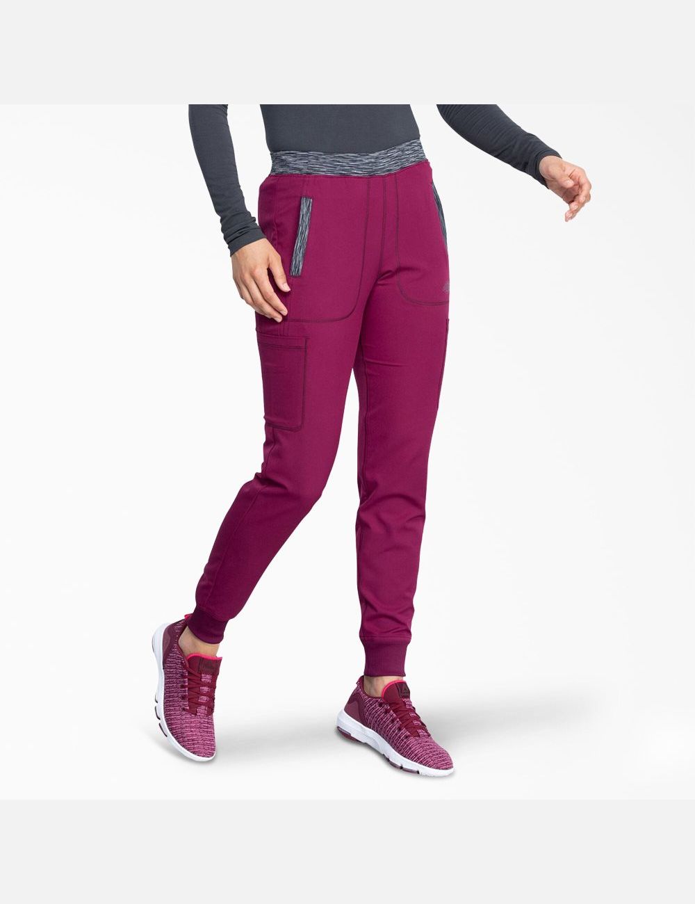 Wine Dickies Dynamix Jogger Pants Scrubs | 796LEQVGD