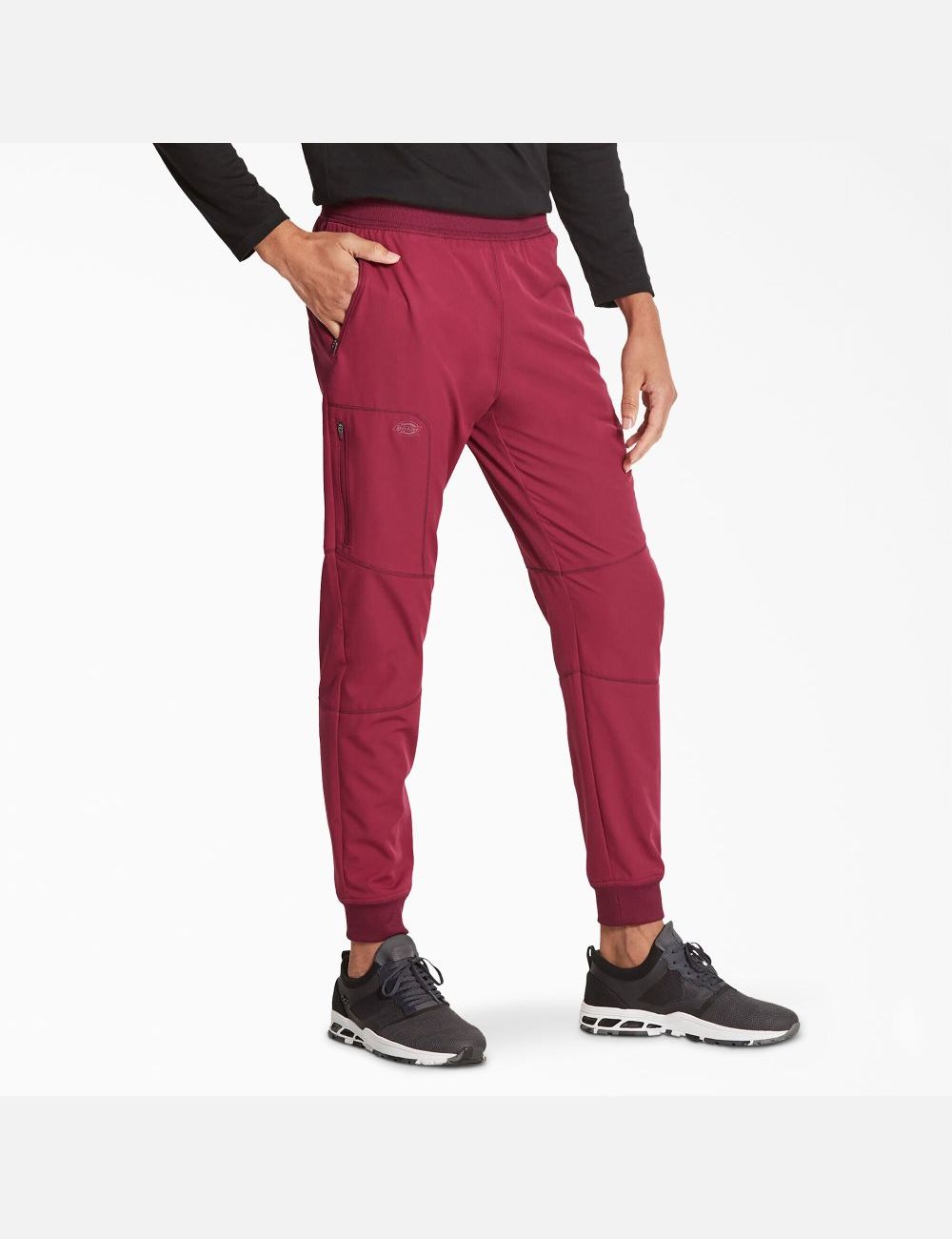 Wine Dickies Dynamix Natural Rise Jogger Pants Scrubs | 376HBNJCZ