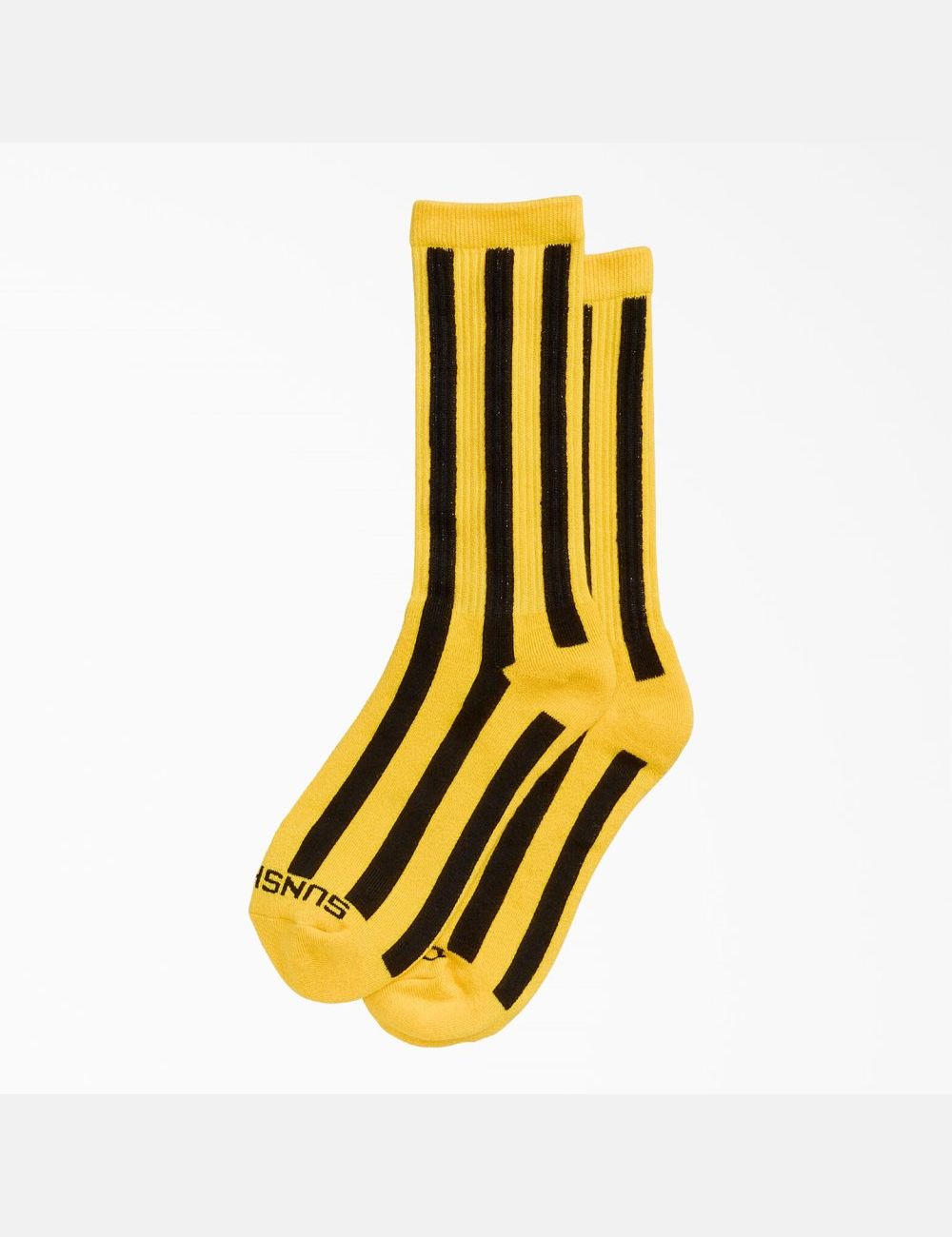 Yellow Dickies New York Sunshine x Stripes Socks | 851FYJKOD