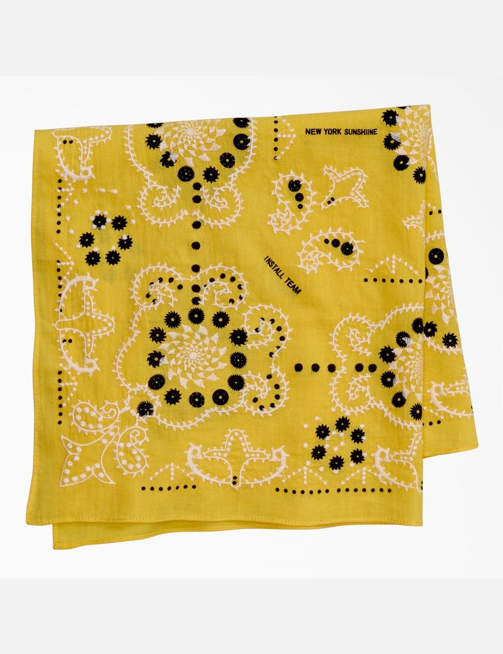 Yellow Dickies New York Sunshine x Table Saw Bandana Hats | 307CJAEQV